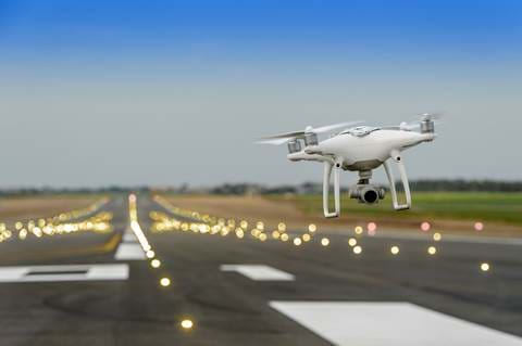 Drone At Airport Shutterstock