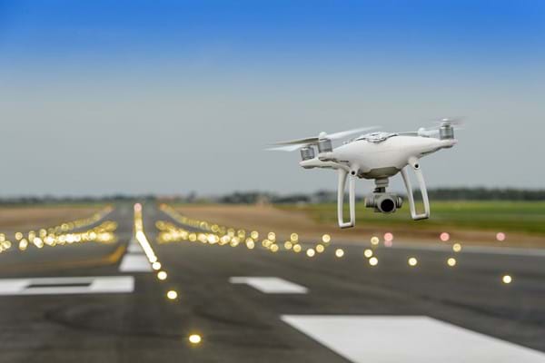 Drone At Airport Shutterstock